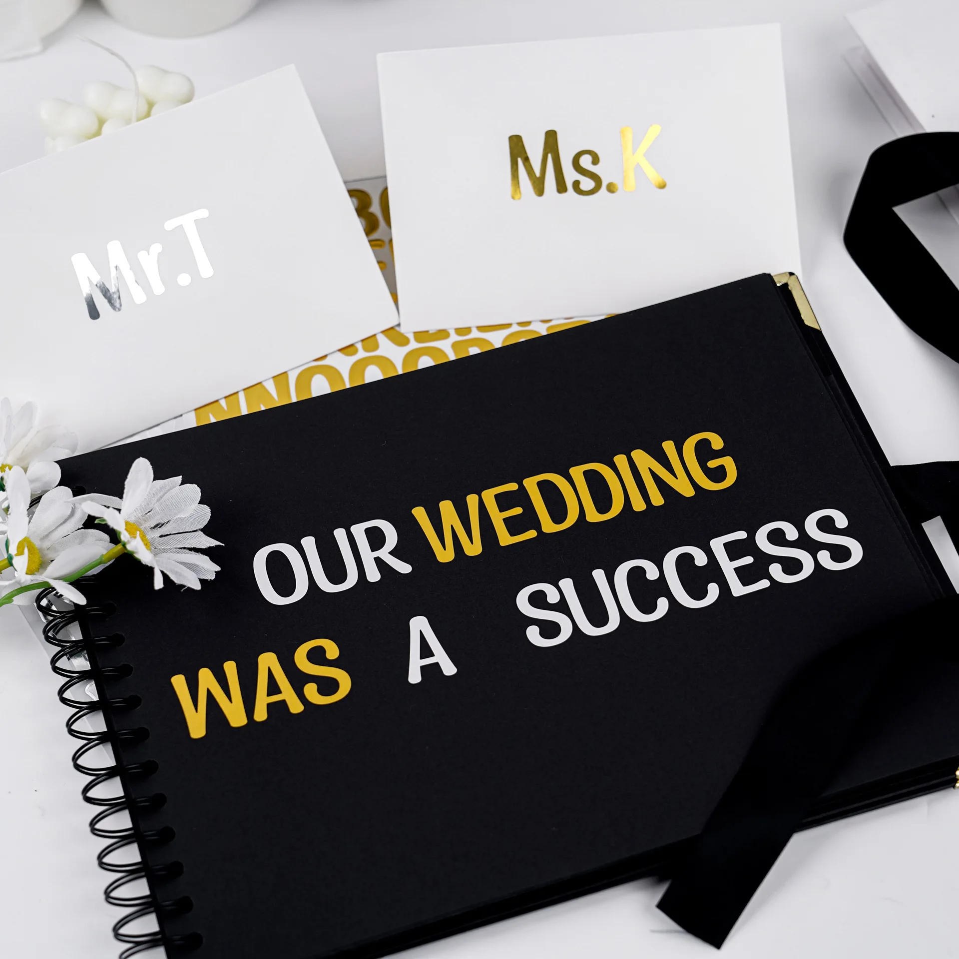 Gold Silver Diy Self-Adhesive Waterproof Hand Account Decorative Letter Sticker