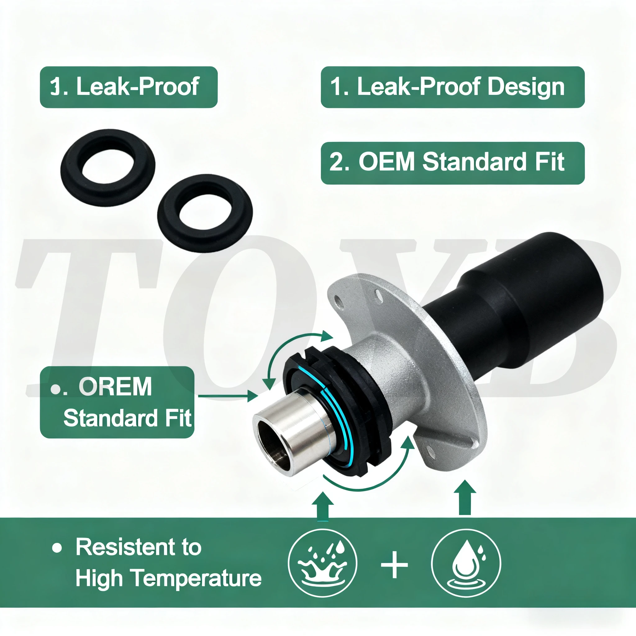 3.0L V6 5.0 V8 Engine Water Pump Connector Oil Cooler Pipe for Discovery LR4 Range Rover Sport XF XJ XE LR030593 LR028136