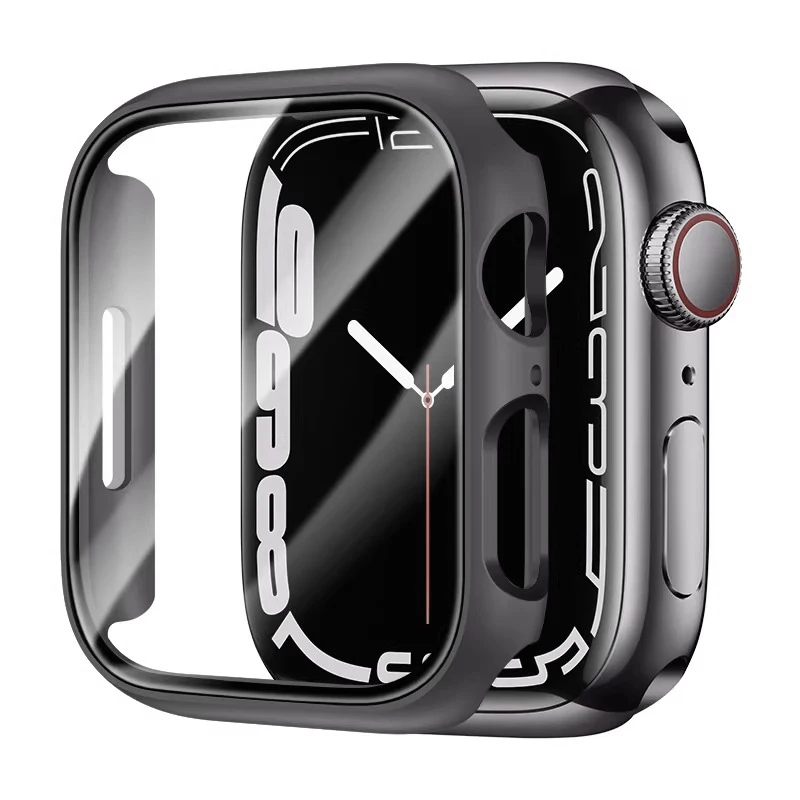 Premium Protective PC Case with Tempered Glass Screen