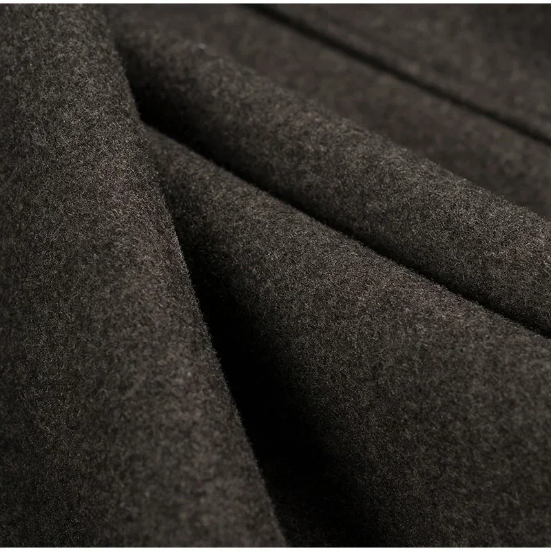 Elegant Irregular Cloak Coat Women Solid Half Sleeve O Neck Scarf Loose Female Jacket 2025 Winter Lady Thick Chic Overcoat New