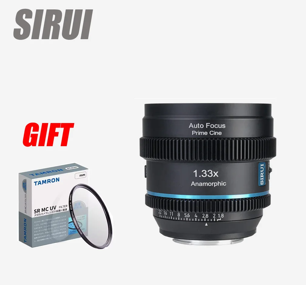 SIRUI 20mm T1.8 1.33X S35 AF アナモルフィック レンズ - AliExpress