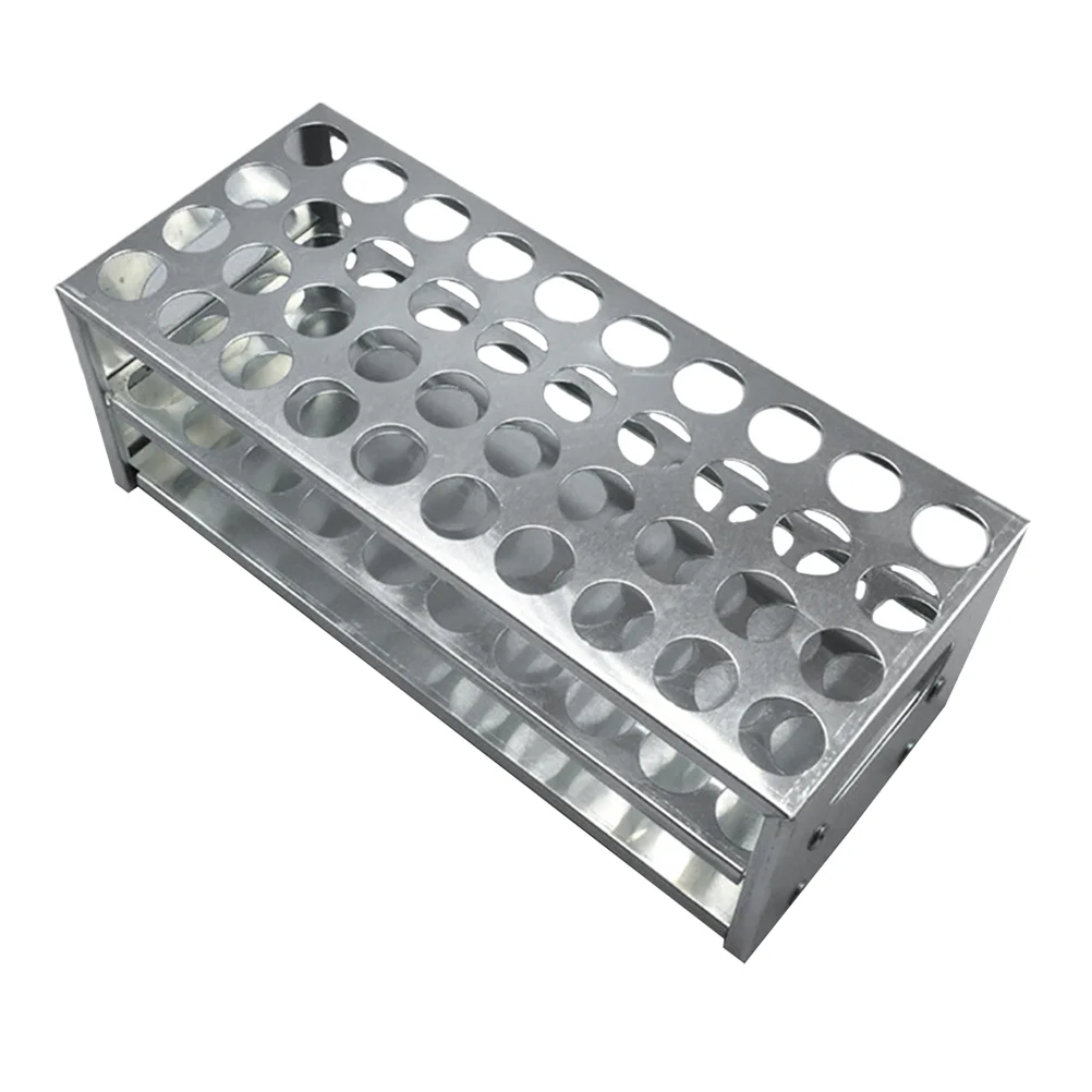 

Test Centrifuge Tube Holder for Labs Laboratory Stand Aluminum Holder 40-Hole Storage Experiment