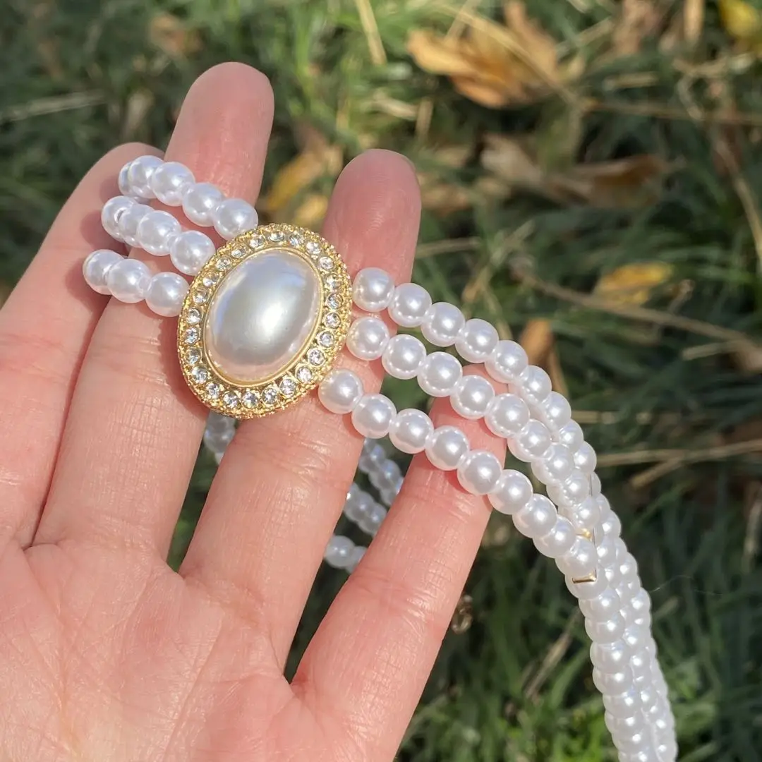 韓国人気【leeENoir】Dot Toggle Pearl Necklace/追跡付 07ec1ba5d7c471f0bd89a5c3886653