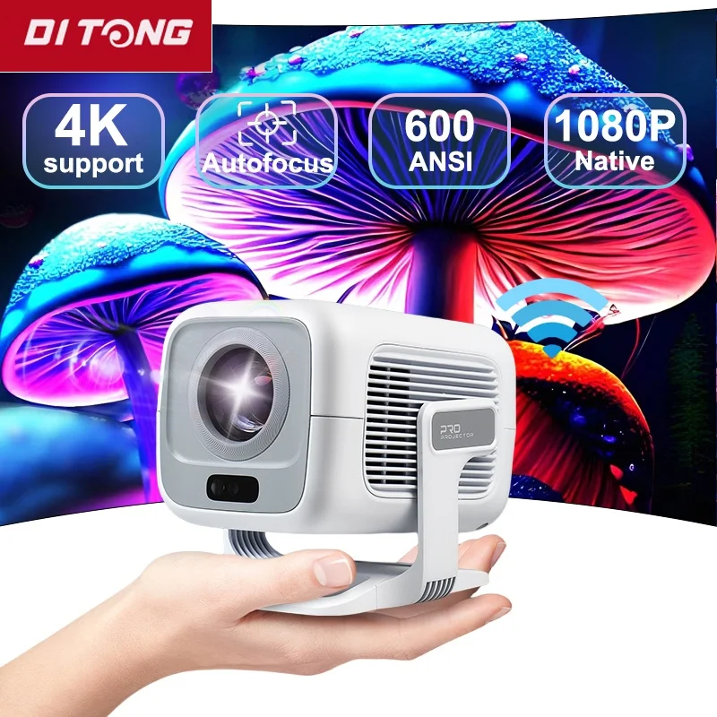 Projector tripod stand projector stand projector bracket projector wall mount wall mount bracket DITONG X3Plus HD projector 1080P support 4K WIFI6 BT5.2 Android projector Auto-focus Auto-keystone Home theater