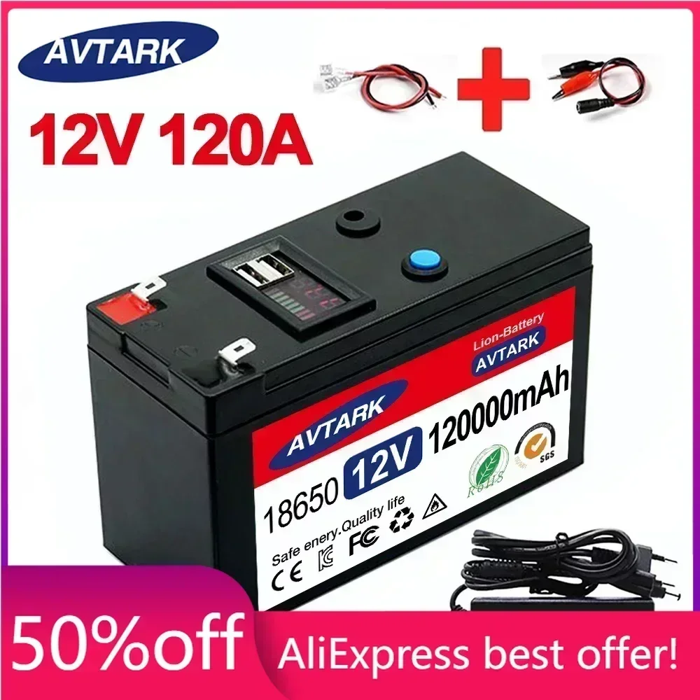 

Brand new sprayer 12V 120Ah 3S6P volt built-in high current 30A BMS 18650 lithium battery pack for electric vehicle battery