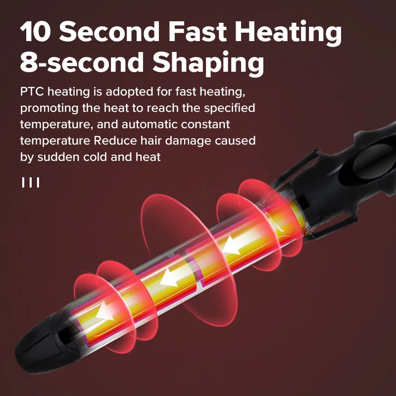 Professional 16/19/22/25/28/32mm Hair Curlers Negative Ion Ceramic Care Big Wand Wave Hair Styler Curling Irons 4 Temperatures F