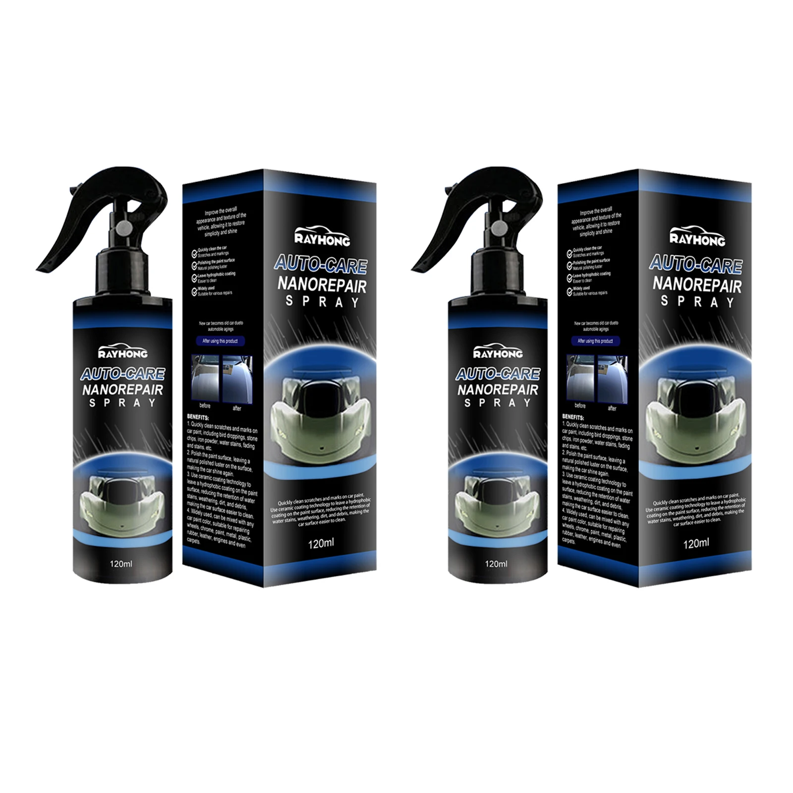 360ml Car Scratch Removal Spray Repair Nano Spray Scratches Car Scratch  Repairing Polish Spray