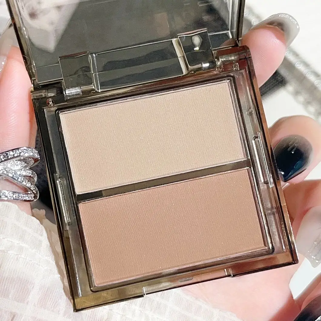 Medium Skin Tone Matte Waterproof Contouring Tray Concealer Contouring Powder Portable Size Less Than 1 Liquid Ounce