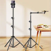 Universal Lazy Long Arm Stand 360° Rotating Phone Holder Adjustable Installation Bed & Desk Mount Photography Accessories