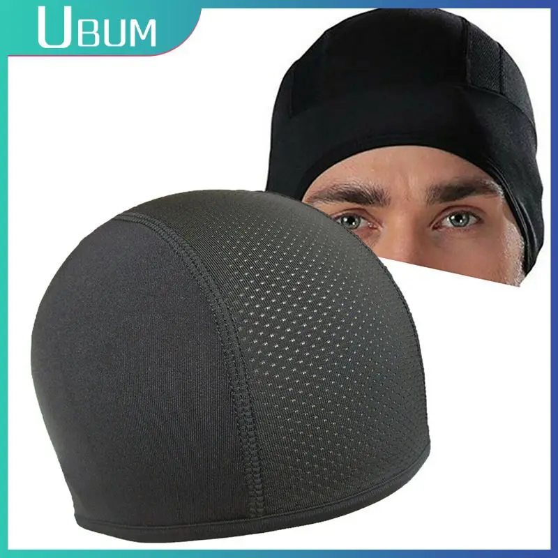 Summer Unisex Quick-drying Dome Hat Motorcycle Bicycle Helmet Breathable Inner Liner Cap Outdoor Balaclava Cycling Cap 5