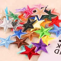 20pcs Star Embroidered Patches – Five-Pointed Star Iron-On & Sew-On Badges for Clothing, Hats, Shoes & DIY Crafts - Image 5