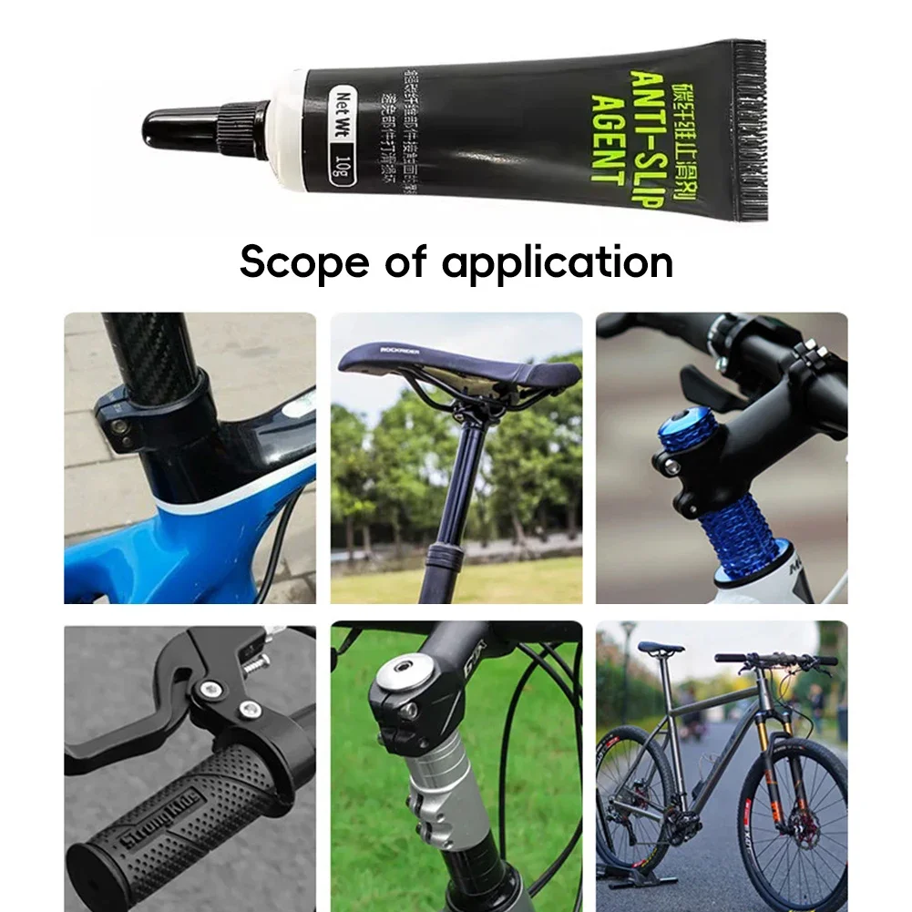1/2Pcs 10g Carbon Fiber Anti Slip Agent For Seatpost Handlebar Frame Stem Carbon Fiber Surfaces Protection Accessory Bike Grease