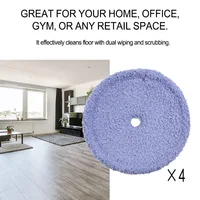 4/6Pcs Washable Mopping Cloth Set For EVERYBOT Edge RS700 RS500 Robot Mother Yarn And Microfiber Mop Pad Household Clenaing Tool 2