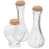 3 Pcs Wedding Sand Ceremony Bottle Set Glass Jars Storage Bottles Transparent Landscape Bottle Craft Storage Bottle Home Garden 3