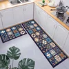 Decoration Kitchen Floor Mat Printed  Anti-fouling Oil-proof Waterproof PVC Carpet Home Easy Clean Balcony Rug ковер Tapis 러그 3