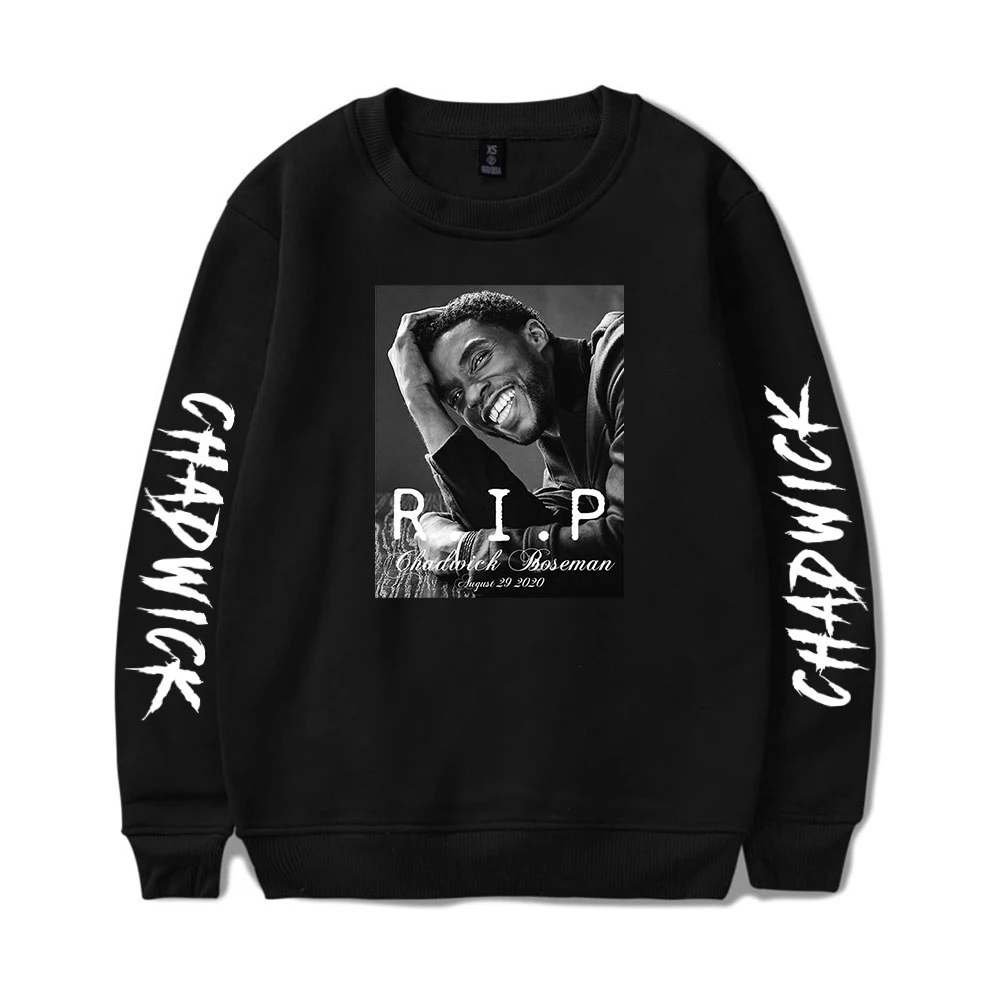 

Свитшот мужской/женский Повседневный с надписью True Chadwick Boseman