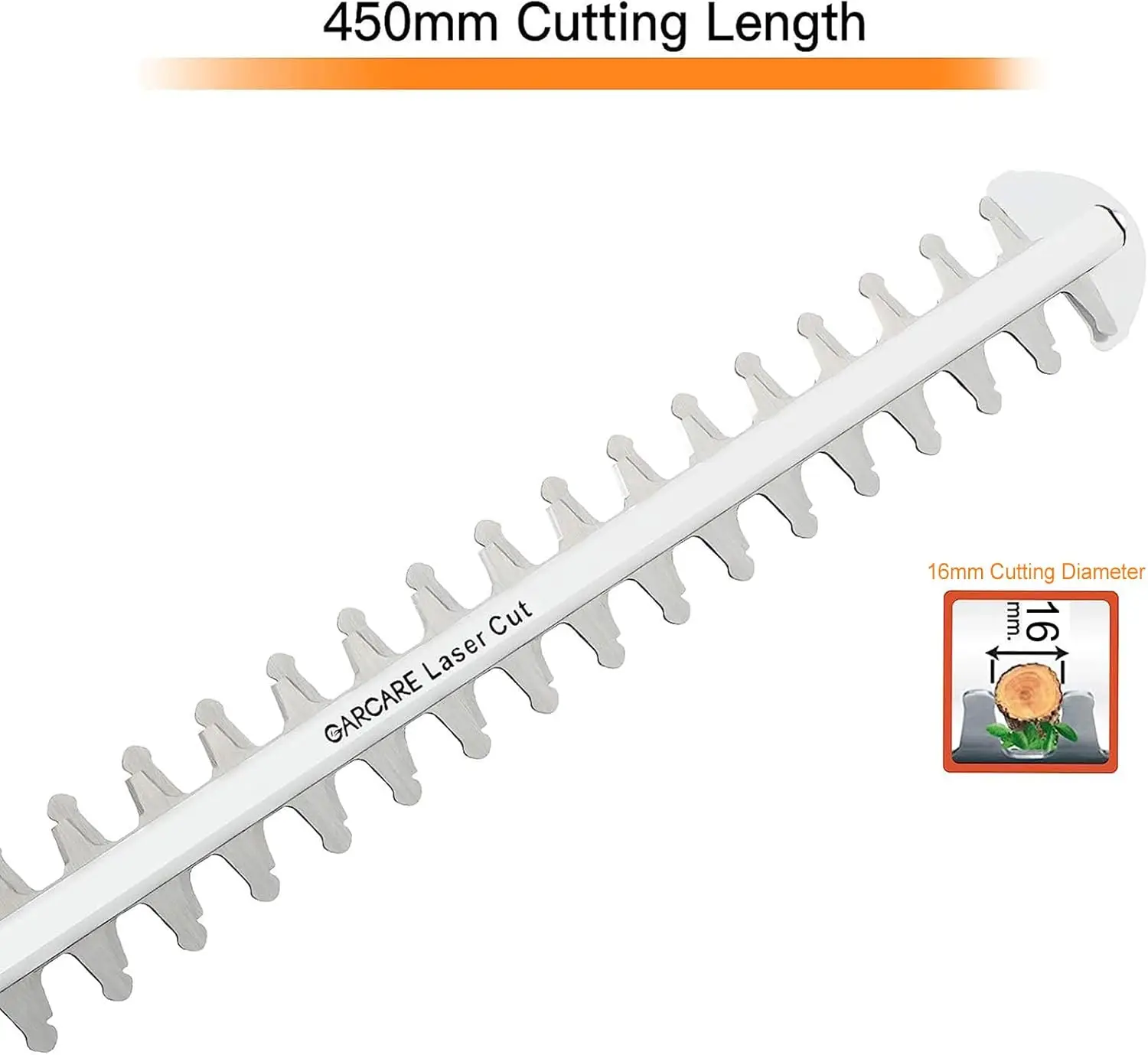 Electric Hedge Trimmers, Corded 4.8A Pole Hedge Trimmer Set with 18 inch Laser Cut Blade