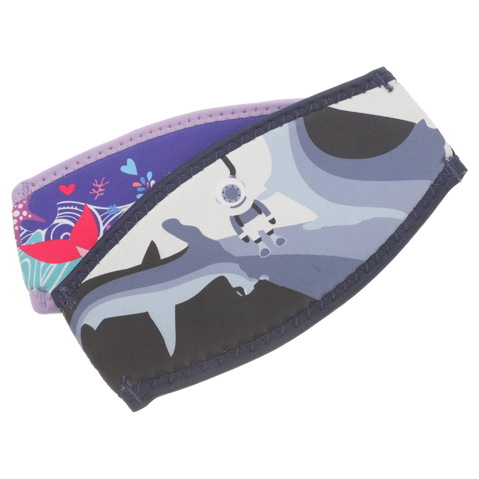 

2 Pcs Diving Mask Strap Neoprene Cover for Masks Tool Belt Portable Glasses Wraps Cloth Elastic Covers