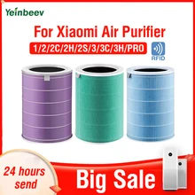 PM2.5 헤파 필터 샤오미, 샤오미 공기 청정기 2 2C 2H 2S 3 3C 3H 프로 활성탄 필터, 샤오미 2S 필터용