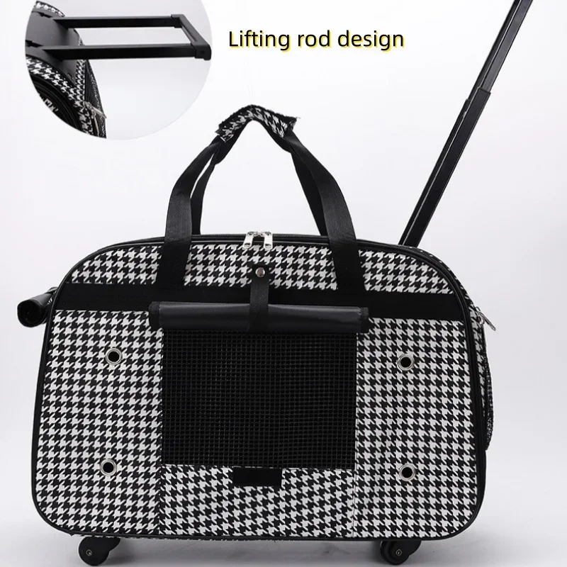 Extra Large Portable Pet Trolley Case, Detachable Dog Trolley Case, Large Foldable Pet Bag Cat dog Travel Carrier Bag