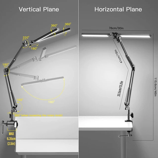 ARVOSTO LED Reading Desk Lamp