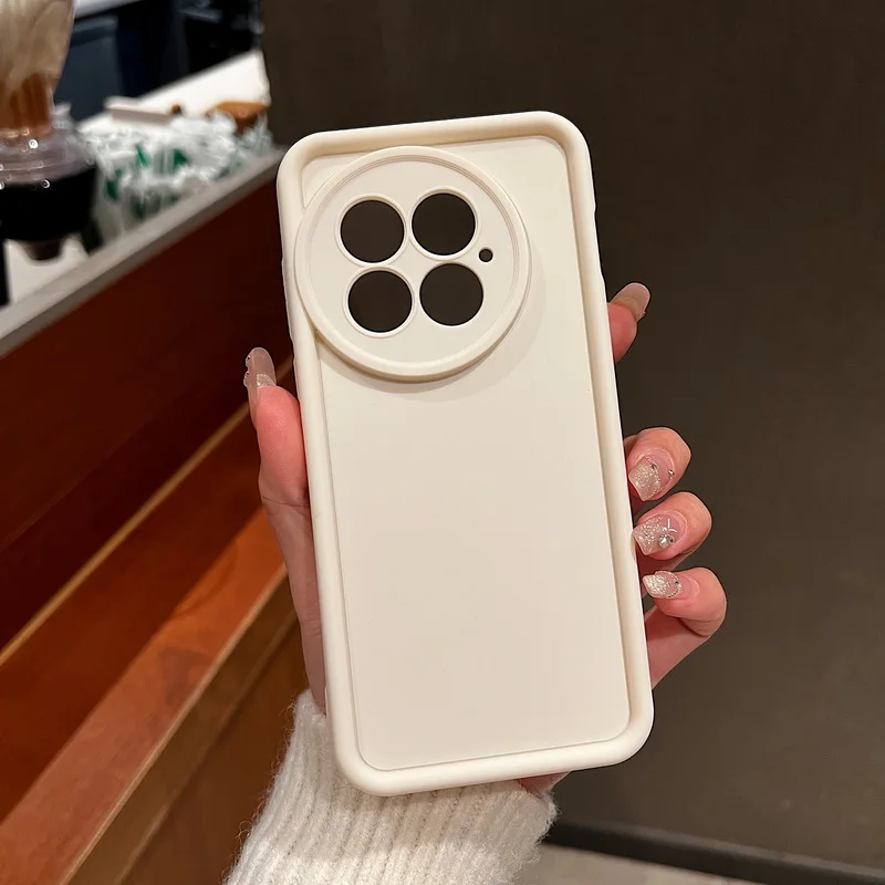 Soft Silicone Shockproof Slim Solid Color TPU Phone Case Cover