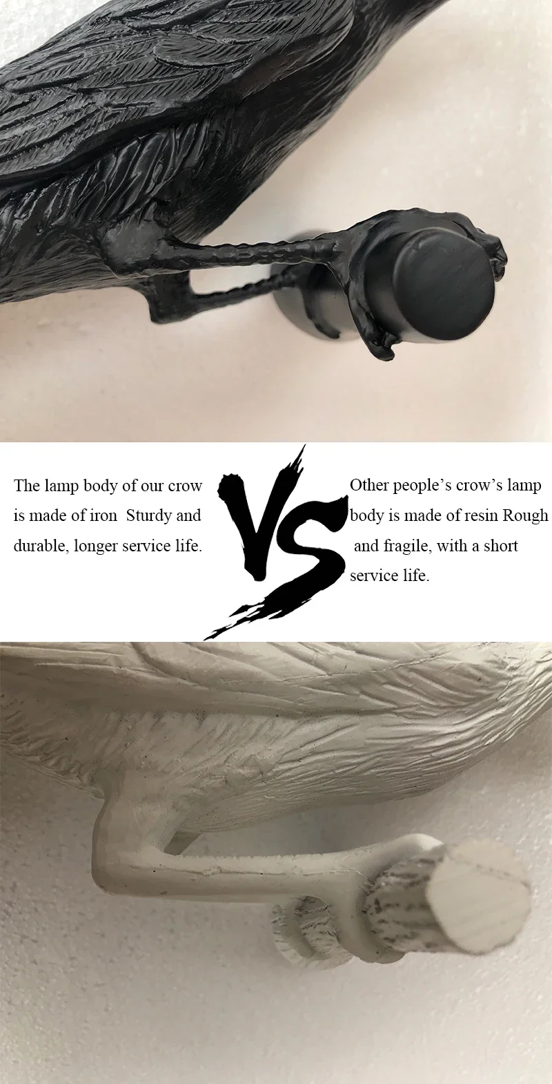 Description Picture 5 of itemContemporary Designer Wall Lamps Personality Birds Lights Bedroom Bedside Living Room Animal Form Indoor Decoration Led Fixtures