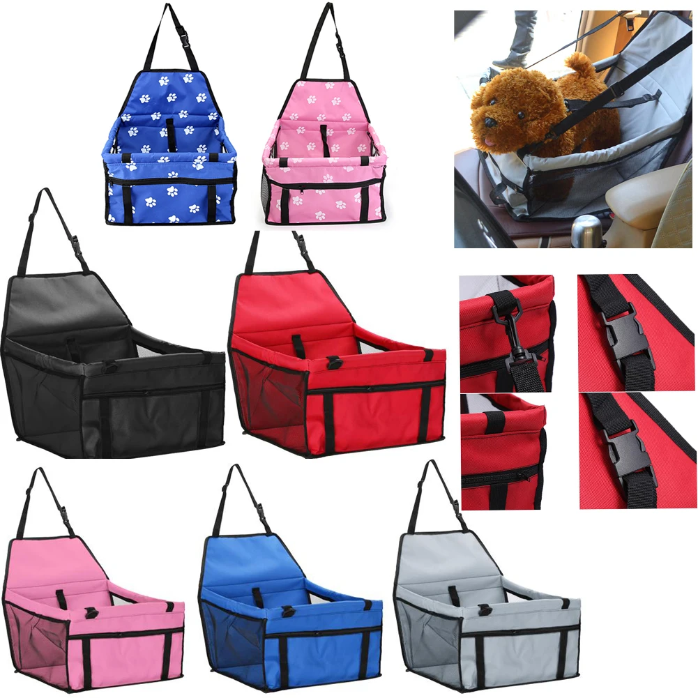 Pet Dog Carrier Car Seat Cover Pad Carry House Cat Puppy Bag Car Travel