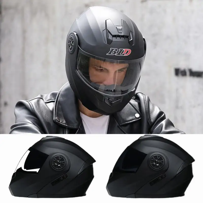 

Men's Motorcycle Helmets Sun Shield Bike Racing Helmets Dual Visor Helmets Motorbike Helmets Motorcycle Full Face Accesserios