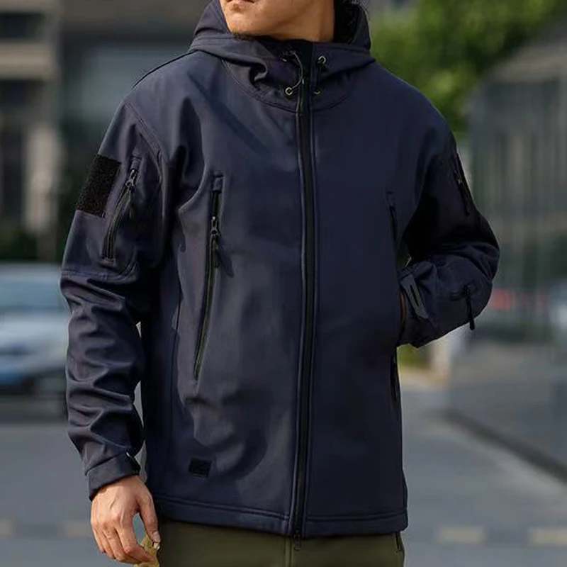 Men's Winter Fleece Sharkskin Tactical Outdoor Jackets 5