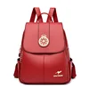 Women Fashion Backpack Quality Leather New Fashion Shoulder Ladies HighCapacity Travel Backpack Schoolbag Girls mochila feminina 2