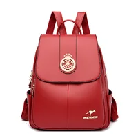 Women Fashion Backpack Quality Leather New Fashion Shoulder Ladies HighCapacity Travel Backpack Schoolbag Girls mochila feminina 2