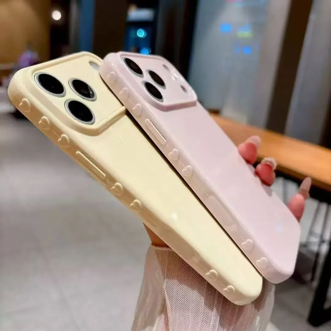 Heart-Shaped Cute Love Silicone Phone Case