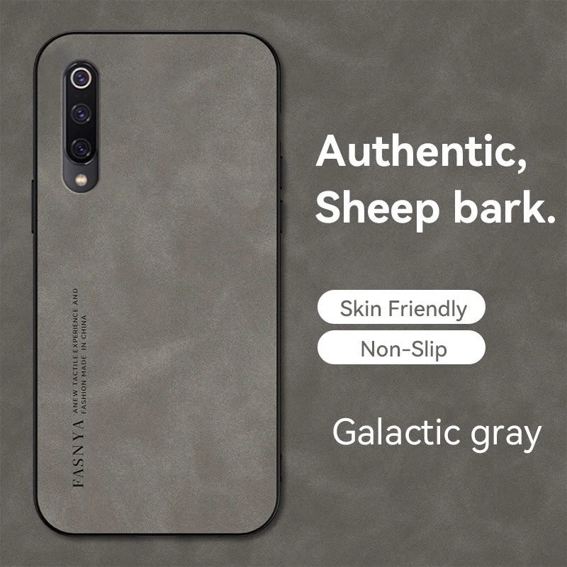 thumbnail image 1 of Funda de piel de oveja de lujo para Xiaomi Mi 8, 9, 10, 10T Lite, Se Pro, A3, A1, A2, 9T, Note 10, Mix 2s, 3, 4, funda trasera para hombre, Xiaomi Mi9, Mi10, 1 of 5