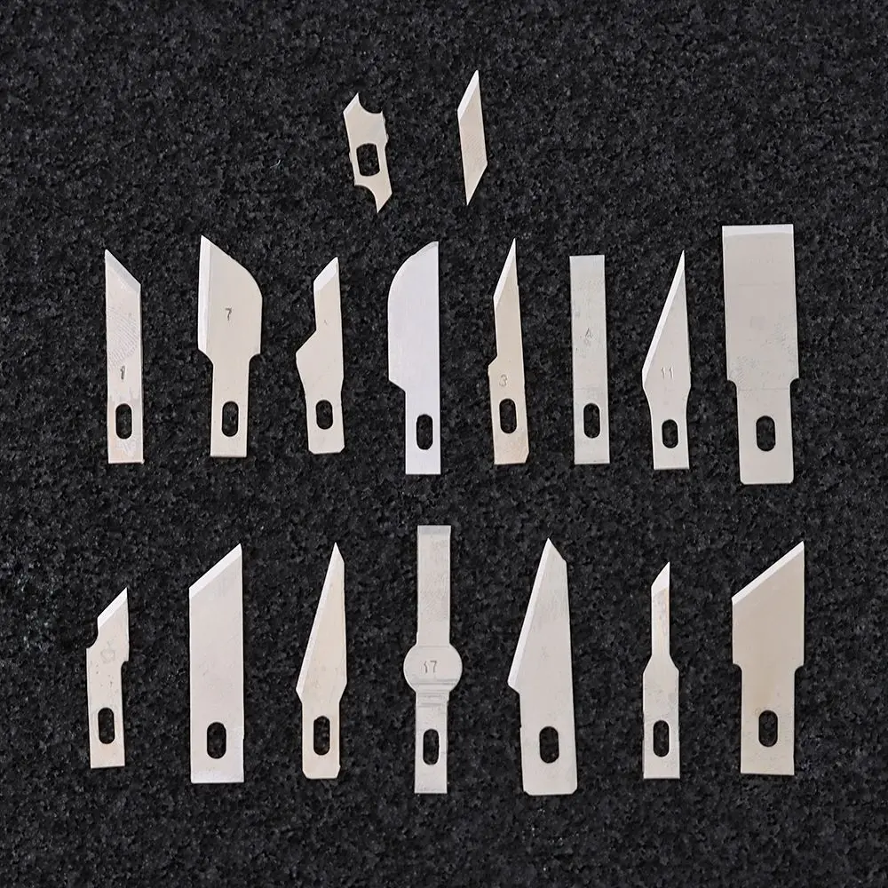 5Pcs/set Accessories Hand Tools Non-Slip Scalpel Knife Parts 10pcs Blades Cutter Craft Knives PCB Repair