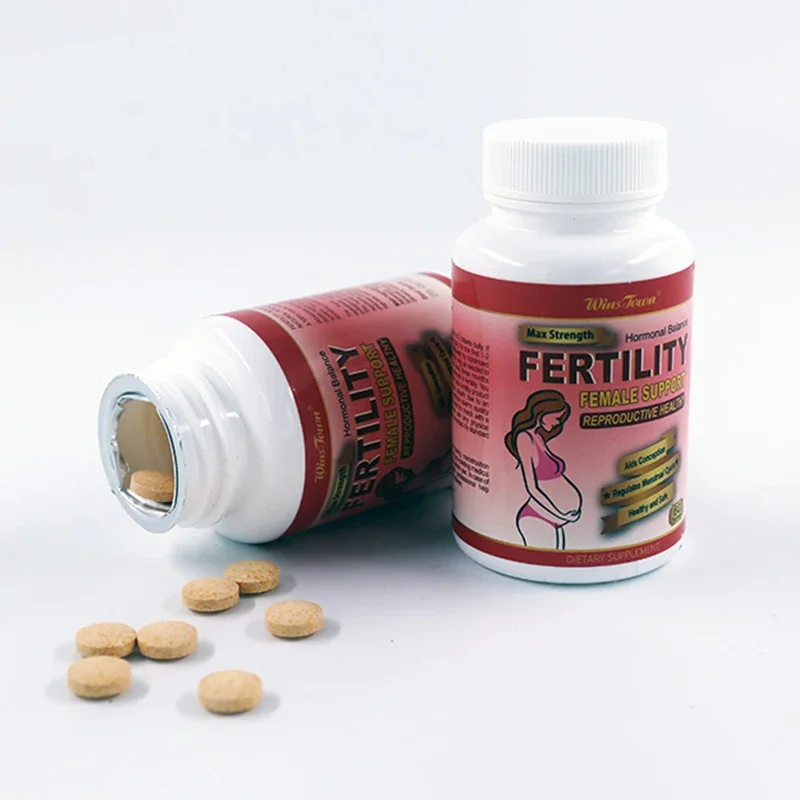 2 Bottle men fertility tablets women's health fertility tablets promoting males hormone balance tablets woman fertility tablets