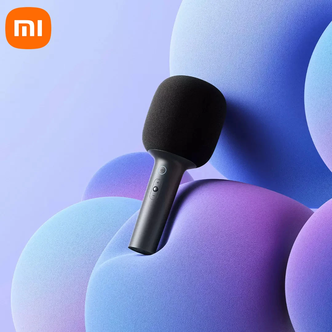 

Xiaomi Mijia Karaoke Microphone Noise Cancelling Entertainment Wireless Mic Long Life Home KTV Bluetooth Microphone Link Mike Mi