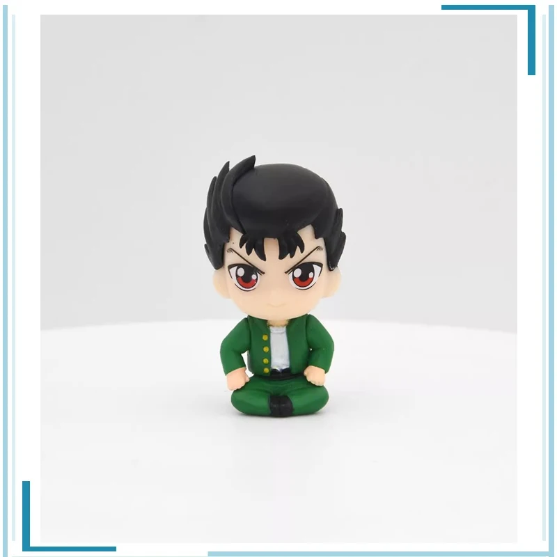 

BANDAI YuYu Hakusho Yuusuke Urameshi Kurama Hiei Sitting Posture Childhood Memories Keepsake Holiday Gifts Figure Model Toys