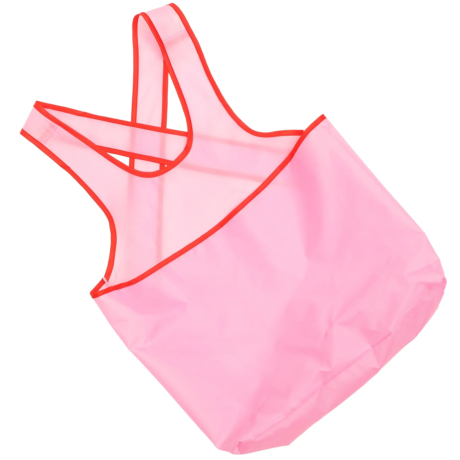 

Housework Apron Clothes Hanging Aprons for Home Wet Net Bag Bibs Cooking Pink Women's