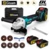 125mm Brushless Angle Grinder Polishing Cutting Machine 4 Gear Cordless Electric Angle Grinder Tool for Makita 18V Battery Pin