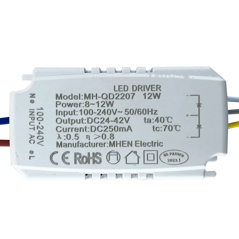 LED DRIVER MH-QD2207 12W/18W/24W/36W/54W/80W/100W