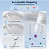 Smart Toilet with Built-in Tank & Bidet Auto Open/Close Foot Sensor Flush Dryer Heated Seat Soft Close Elongated 4