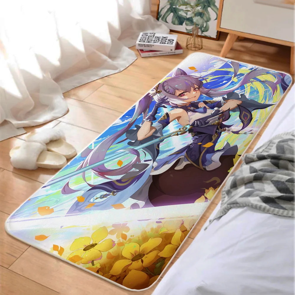 Floor Bath Mat for Hallway on the Floor Genshin Impact Outdoor House Entrance Mat Cute Rug Bedroom Carpet Home Accsessories Foot 3