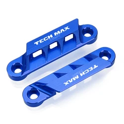 Motorcycle Front Axle Decorative Cover - Coper Plate Design (TechMaxTMAX LOGO)
