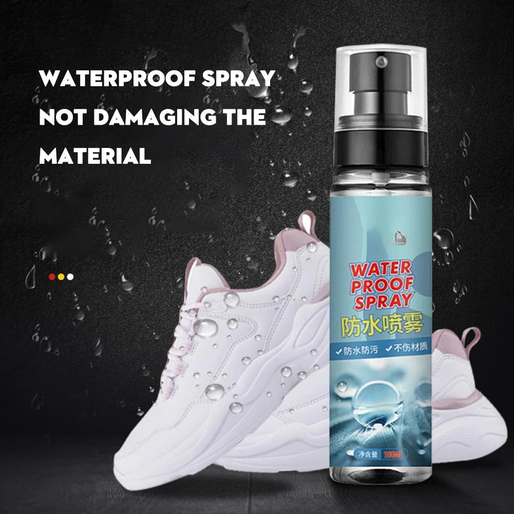 Rain And Stain Spray 100ml Hightech Protector Spray Leather Waterproof Suede Shoe waterproof stain remover spray stain protector spray