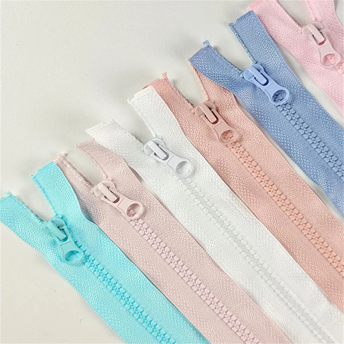 5# Resin Zippe Single Open End Coat Down Jacket Zippers DlY Sewing Accessories Clothes Long Zipper