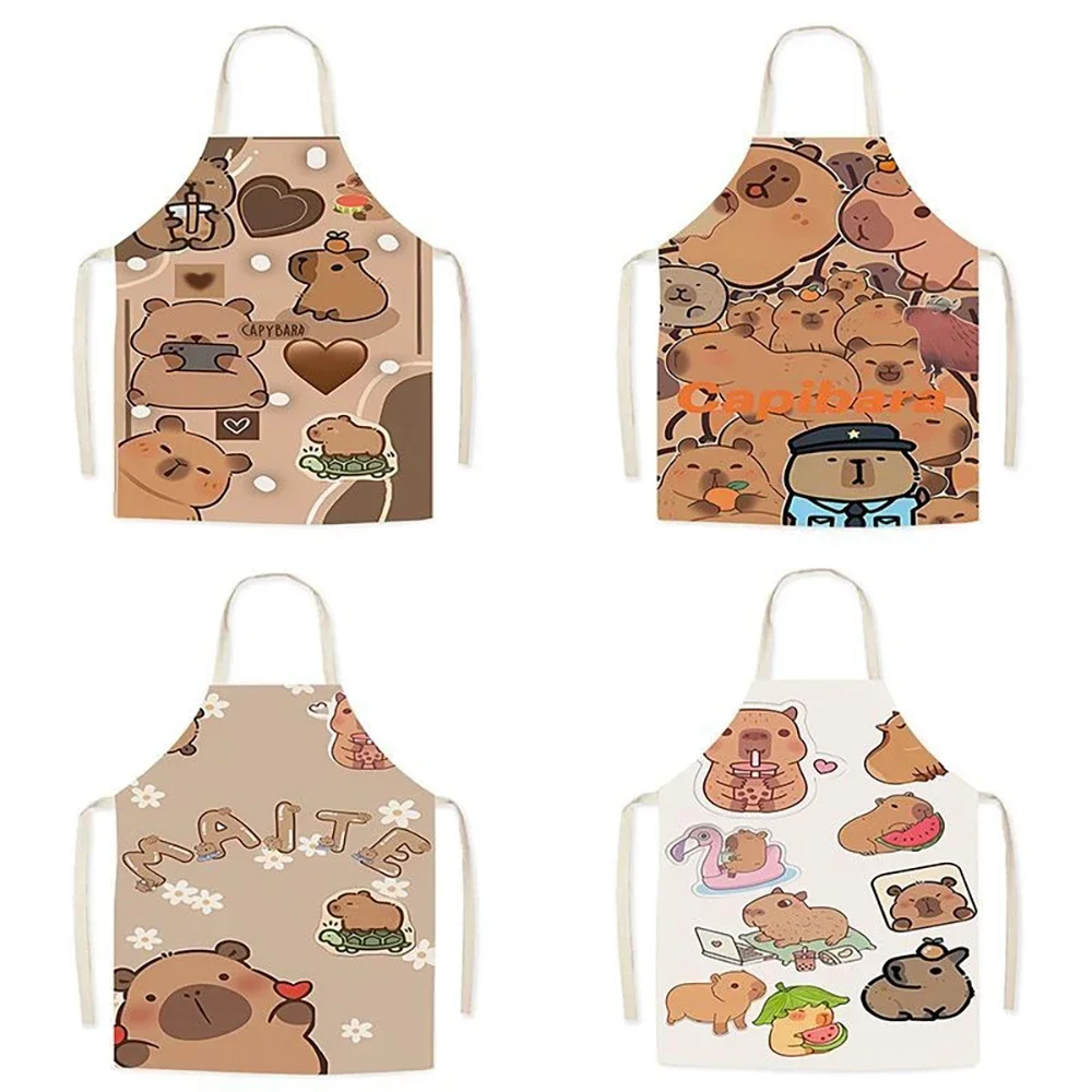 Capybara Tablier De Cuisine Imperméable Avec Poche Pour