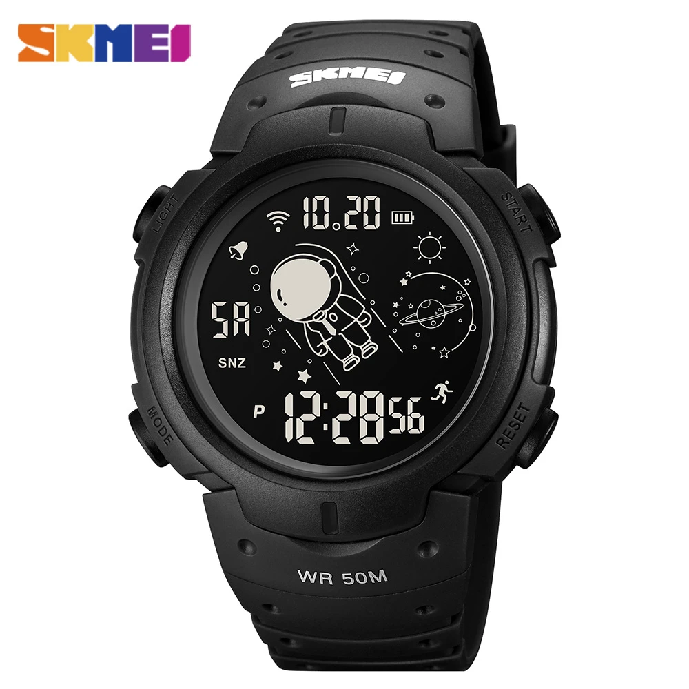 SKMEI Sport Watches LED Luminous Watch For Men Digital Clock WristWatch 5Bar Waterproof  Time Display Relogio Masculino