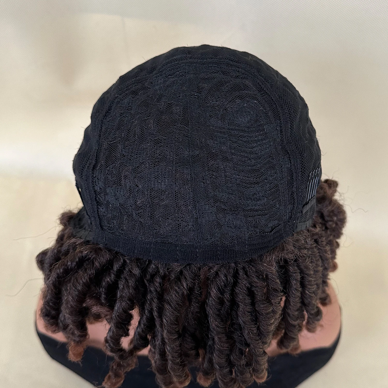 Short Dreadlock Wig Afro Crochet Twist Hair Wigs For Black Women Curly Synthetic Naturel Soft Faux Locs Wig