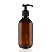 300 Ml Soap Dispenser Pump Hand Refillable Squeeze Bottles Liquid Sample Containers Brown Travel 2